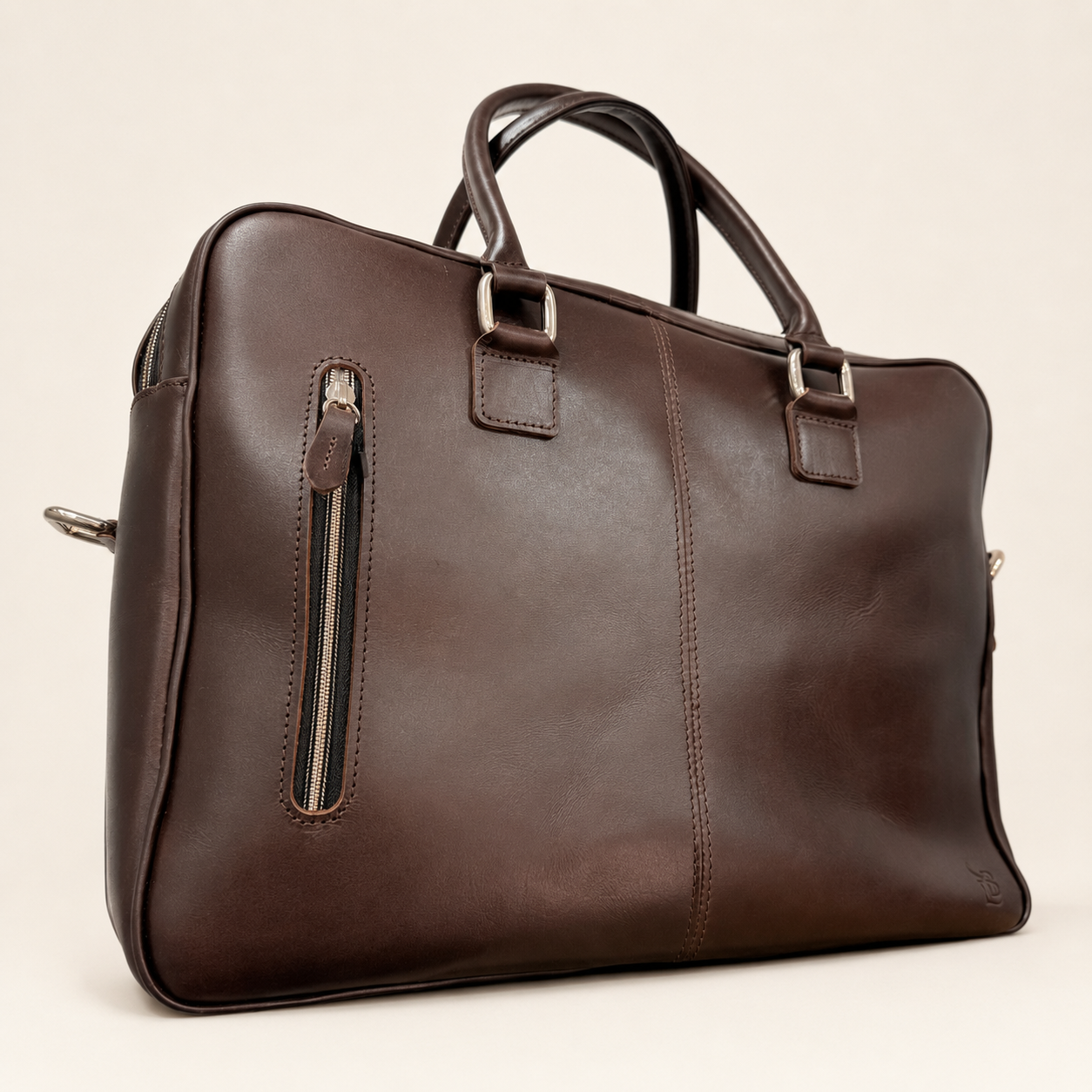 Dandy 16 - Sac ordinateur en cuir pleine fleur