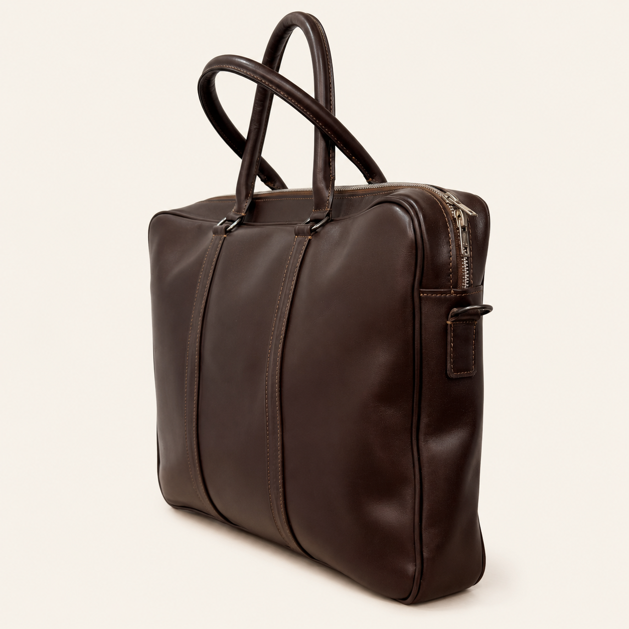 Dandy 16 - Sac ordinateur en cuir pleine fleur